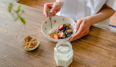 bowl of yogurt with fruit